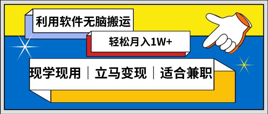 （8496期）低密度新赛道 视频无脑搬 一天1000+几分钟一条原创视频 零成本零门槛超简单|无忧资源社