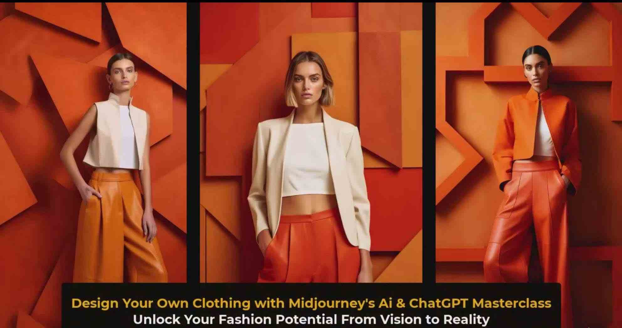 图片[5]|利用 Midjourneys Ai 人工智能设计自己的服装AI大师班-10节课-中英字幕|无忧资源社