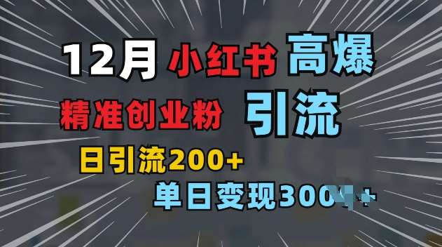 小红书一张图片“引爆”创业粉，单日+200+精准创业粉 可筛选付费意识创业粉【揭秘】|无忧资源社