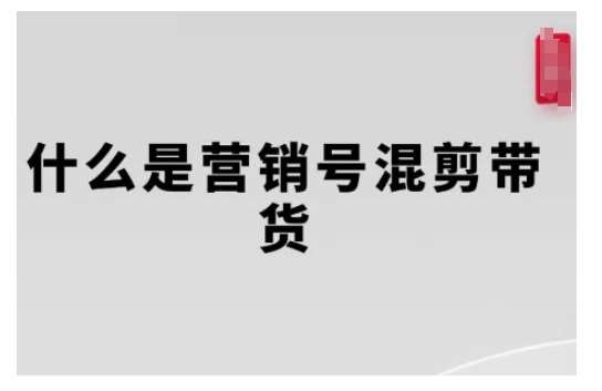 营销号混剪带货，从内容创作到流量变现的全流程，教你用营销号形式做混剪带货|无忧资源社