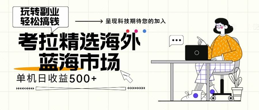 （13191期）海外全新空白市场，小白也可轻松上手，年底最后红利|无忧资源社