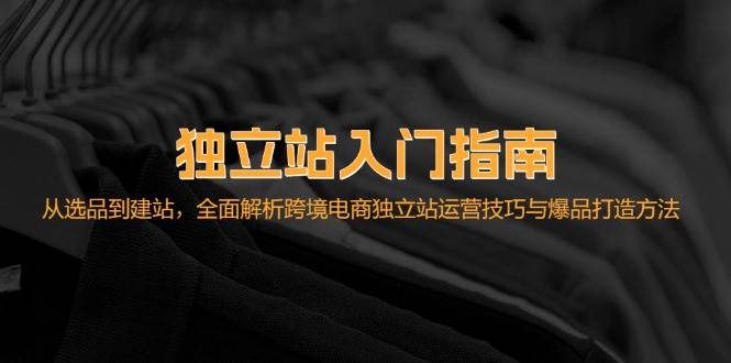（12882期）独立站入门指南：从选品到建站，全面解析跨境电商独立站运营技巧与爆品…|无忧资源社
