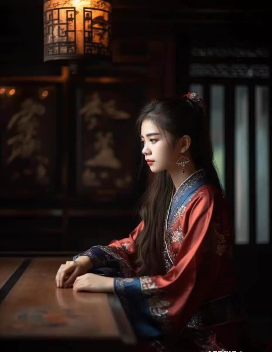 图片[7]|Midjourney关键词-AI生成中国风古装汉服美女人像提示关键词|无忧资源社