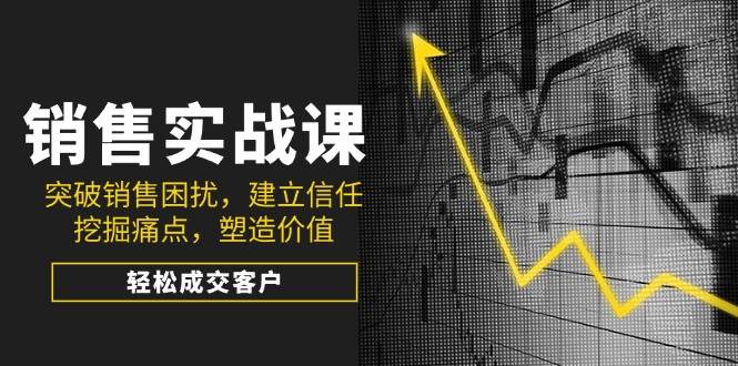 （14297期）销售实战课，突破销售困扰，建立信任，挖掘痛点，塑造价值，轻松成交客户|无忧资源社