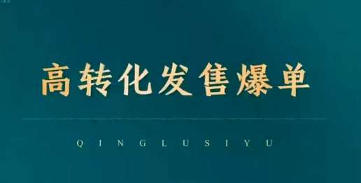 高转化发售爆单，引爆私域成交，打破运营全链|无忧资源社