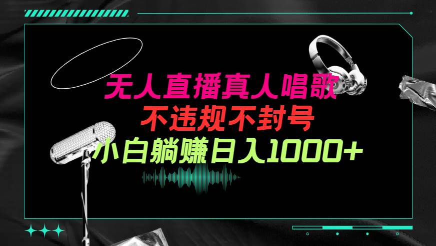(9622期）抖音24小时无人直播音乐，不违规，不封号纯撸音浪，小白实操当天日入1000+|无忧资源社