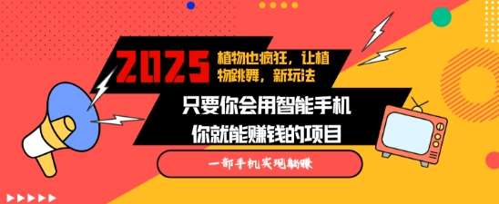 2025蓝海新玩法植物也疯狂，跳舞的植物视频有流量涨粉快，多平台去发布，轻松月入过W|无忧资源社
