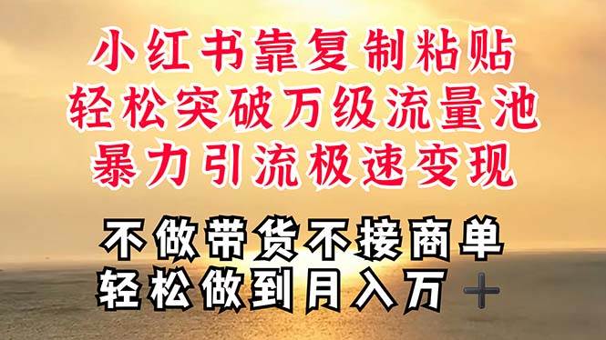 （11139期）深层揭秘小红书，靠复制粘贴，一周突破万级流量池，无脑搬运，暴力引流…|无忧资源社