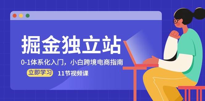 （10536期）掘金 独立站，0-1体系化入门，小白跨境电商指南（11节视频课）|无忧资源社