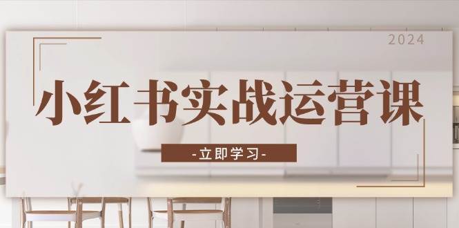 小红书实战运营课：从开通店铺到直播话术，打造爆款笔记与高效直播|无忧资源社