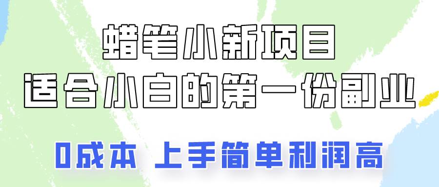 蜡笔小新项目拆解，0投入，0成本，小白一个月也能多赚3000+|无忧资源社