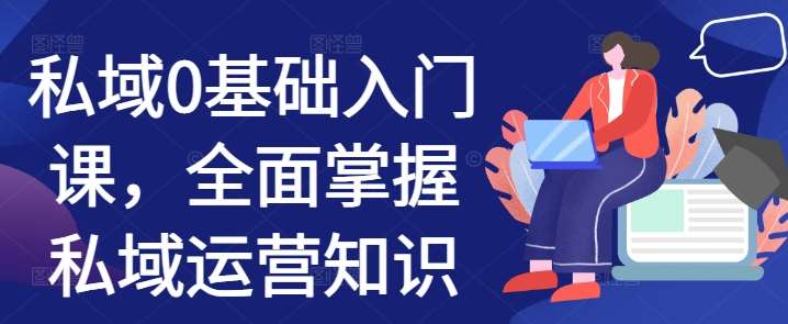 私域0基础入门课，全面掌握私域运营知识|无忧资源社