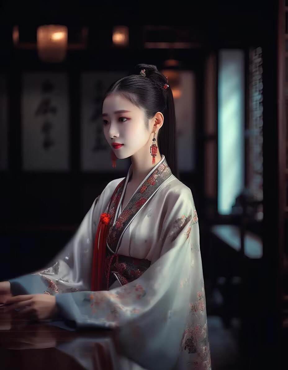图片[8]|Midjourney关键词-AI生成中国风古装汉服美女人像提示关键词|无忧资源社