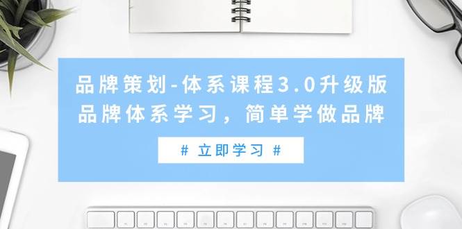 （9284期）品牌策划-体系课程3.0升级版，品牌体系学习，简单学做品牌（高清无水印）|无忧资源社