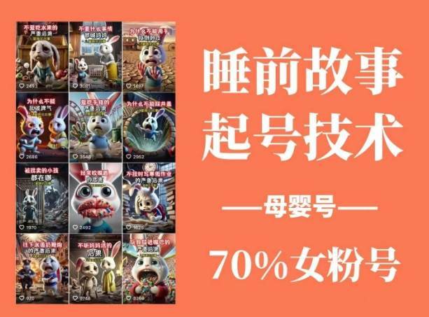 图片[2]|睡前故事动画制作课程，涵盖AI文案、配音、视频剪辑等，实现百分百原创|无忧资源社