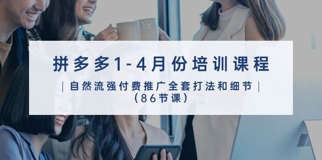 （10495期）拼多多1-4月份培训课程，自然流强付费推广全套打法和细节（86节课）|无忧资源社