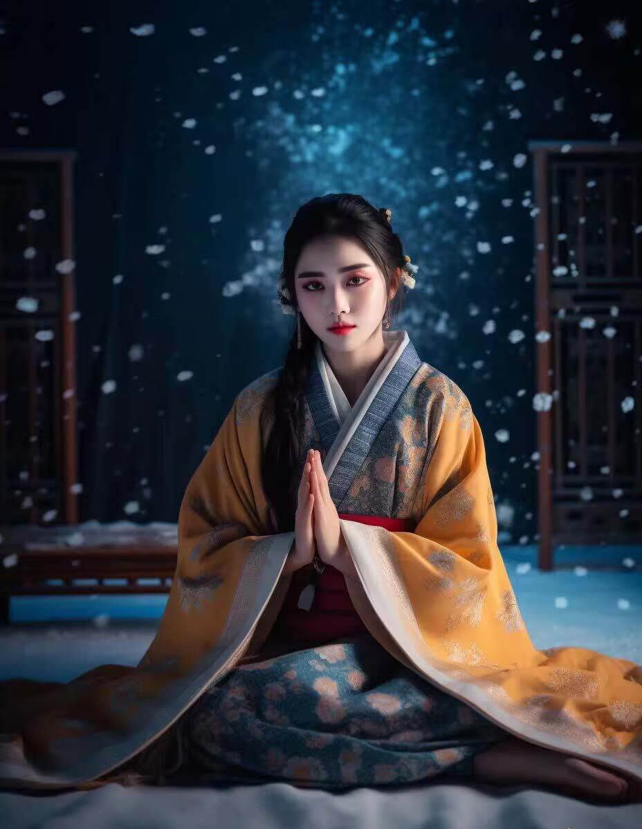 图片[5]|Midjourney关键词-AI生成中国风古装汉服美女人像提示关键词|无忧资源社