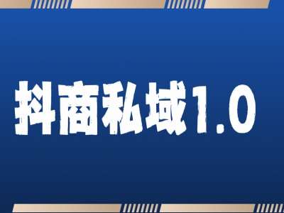 抖商服务私域1.0，抖音引流获客详细教学|无忧资源社
