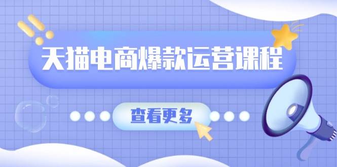 （13910期）天猫电商爆款运营课程，爆款卖点提炼与流量实操，多套模型全面学习|无忧资源社