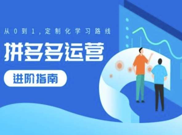 拼多多运营进阶指南，从0到1定制化学习路线|无忧资源社