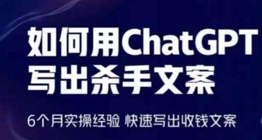 如何用ChatGPT写出杀手文案，6个月实操经验，快速写出收钱文案|无忧资源社