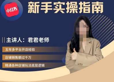 君君-小红书电商从入门到精通，新手实操指南|无忧资源社