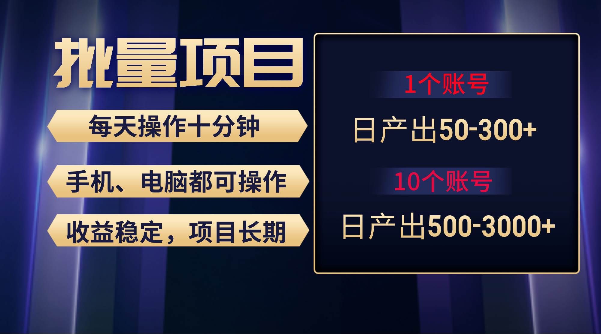（9223期）红利项目稳定月入过万，无脑操作好上手，轻松日入300+|无忧资源社