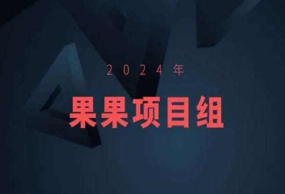 2024年果果项目组项目合集-果果最新项目|无忧资源社