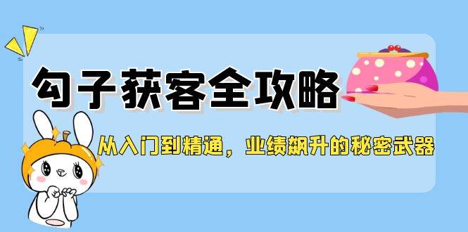 从入门到精通，勾子获客全攻略，业绩飙升的秘密武器|无忧资源社