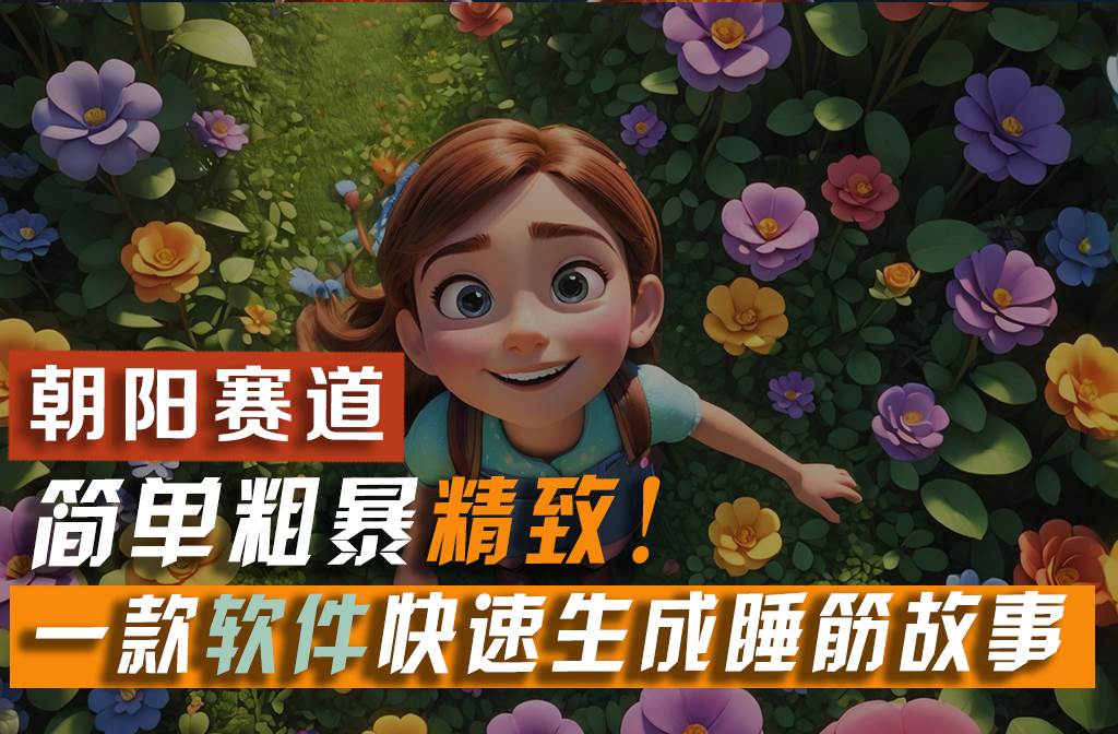（11405期）利用一款软件5分钟一条爆款睡筋故事，简单粗暴精致！小白月入2w+|无忧资源社
