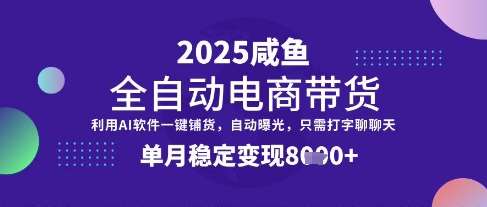全网首发【闲鱼全自动电商带货】三年磨一剑，一朝露锋芒，单月稳定变现8k+【揭秘】|无忧资源社