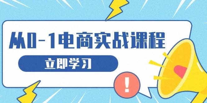 （13594期）从零做电商实战课程，教你如何获取访客、选品布局，搭建基础运营团队|无忧资源社