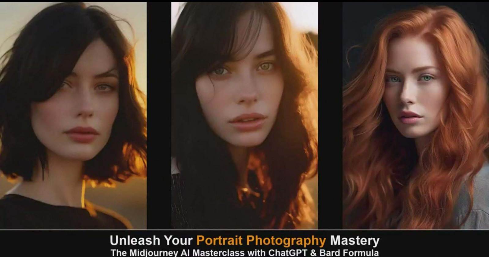 图片[4]|Midjourney v5 ChatGPT 和 Bard AI人工智能人像摄影大师班-15节-中英字幕|无忧资源社