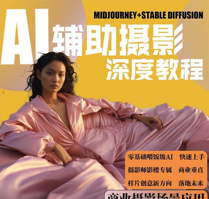图片[2]|2024年AI辅助摄影人工智能商业应用摄影课程（37节课）|无忧资源社