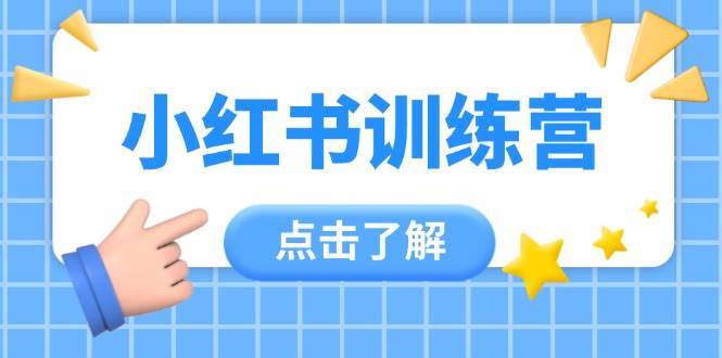 小红书训练营，助小白入门，掌握技巧变达人，课程实操又全面（12节课）|无忧资源社