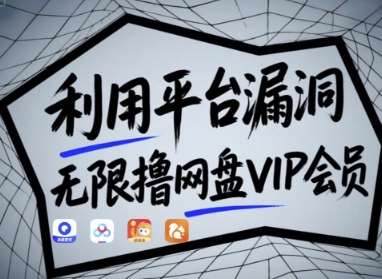 利用平台漏洞，无限撸网盘VIP会员，用户亲测有效!【漏洞原理+操作演示】|无忧资源社