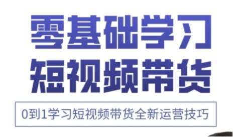 快手运营+高阶剪辑实战课，0到1学习短视频带货全新运营技巧|无忧资源社