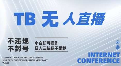 2025年淘宝无人直播带货10.0   全新技术，不违规，不封号，纯小白操作，日入几张【揭秘】|无忧资源社