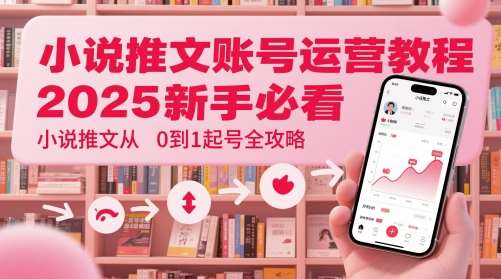 小说推文账号运营起号教程，2025新手必看，小说推文从0到1起号全攻略|无忧资源社