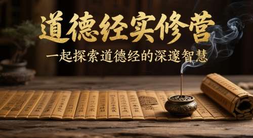 道德经实修营，一起探索道德经的深邃智慧|无忧资源社