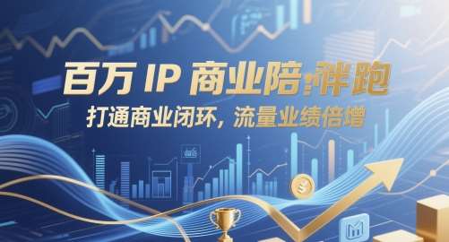 百万IP商业陪跑，打通商业闭环，流量业绩倍增|无忧资源社