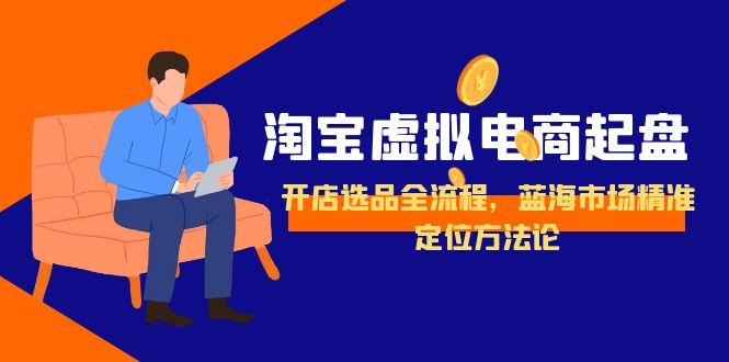 （15159期）淘宝虚拟电商起盘，开店选品全流程，蓝海市场精准定位方法论|无忧资源社