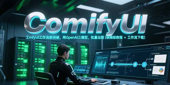 （15191期）ComfyUI工作流新突破，用OpenAI三模型，批量出图(保姆级教程+工作流下载)|无忧资源社