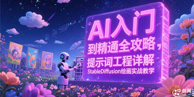 （15181期）AI入门到精通全攻略，提示词工程详解，StableDiffusion绘画实战教学|无忧资源社