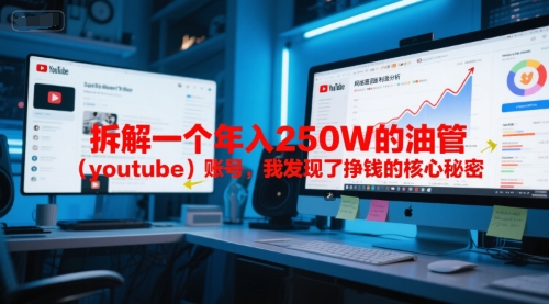 付费文章：拆解一个年入250W的油管（youtube）账号，我发现了挣钱的核心秘密|无忧资源社