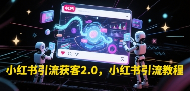 小红书引流获客2.0，小红书引流教程|无忧资源社