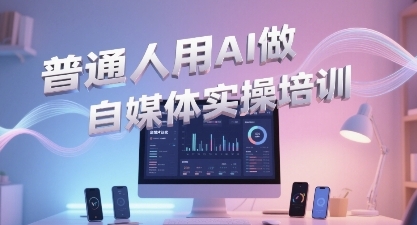 普通一个人用AI做自媒体，助你轻松开启AI自媒体创作之路|无忧资源社