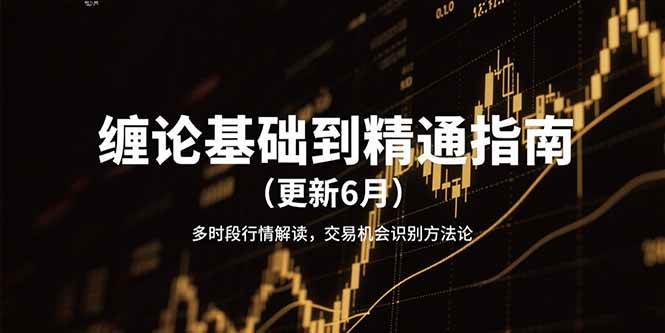缠论基础到精通指南（更新6月）多时段行情解读，交易机会识别方法论|无忧资源社