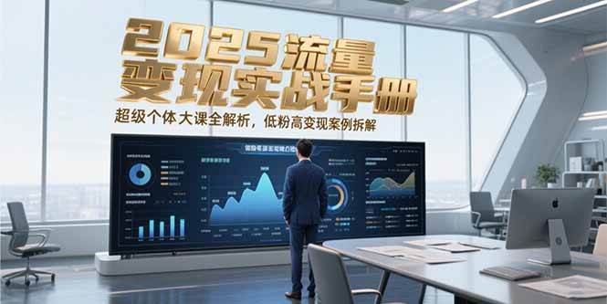2025流量变现实战手册，超级个体大课全解析，低粉高变现案例拆解|无忧资源社