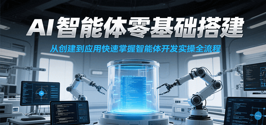 AI智能体零基础搭建实操课，从创建到应用快速掌握智能体开发全流程！|无忧资源社